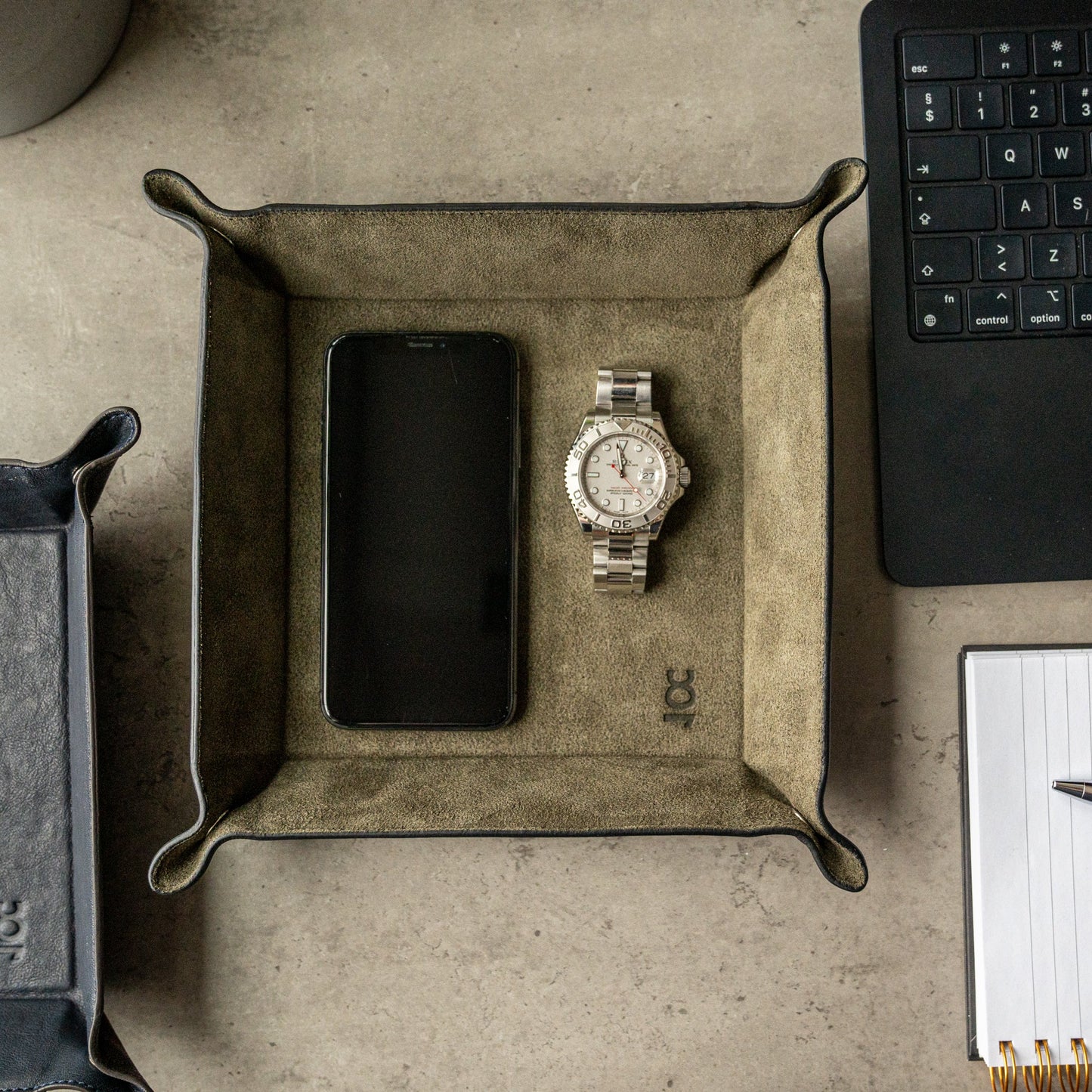 Watch Tray - Black Green