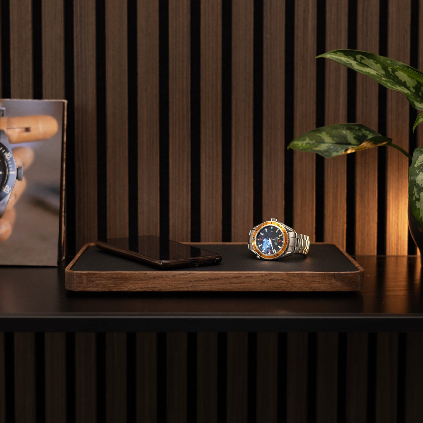 Watch Tray - Dark Oak