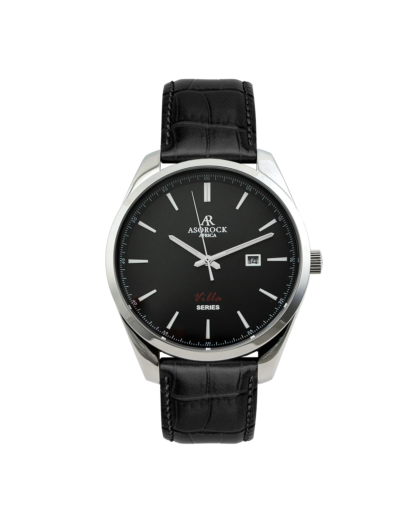 Villa black leather strap (select clasp)