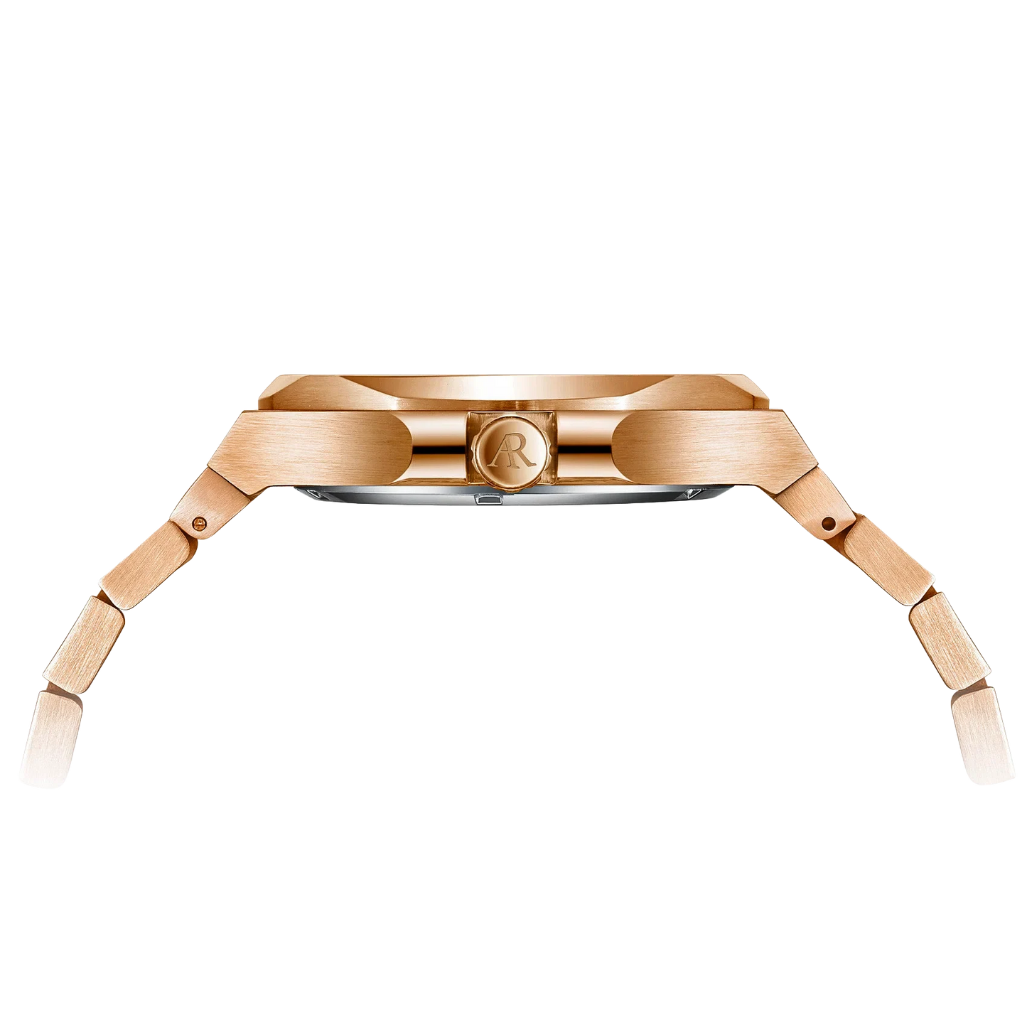 Rosegold/Black plain Constellation Day Date