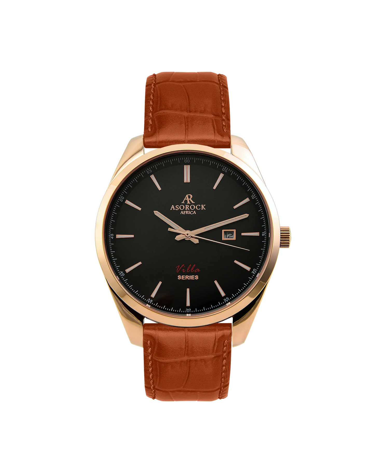 Villa Brown leather strap (select clasp)