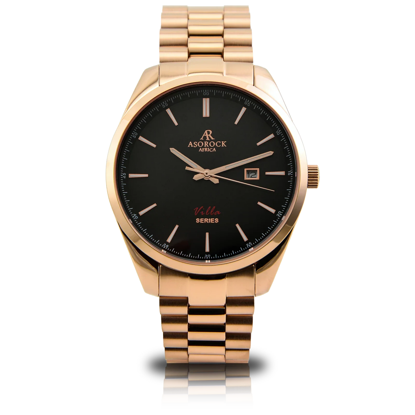 Rosegold/black villa