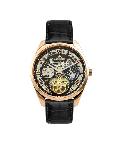 Villa black leather strap (select clasp)