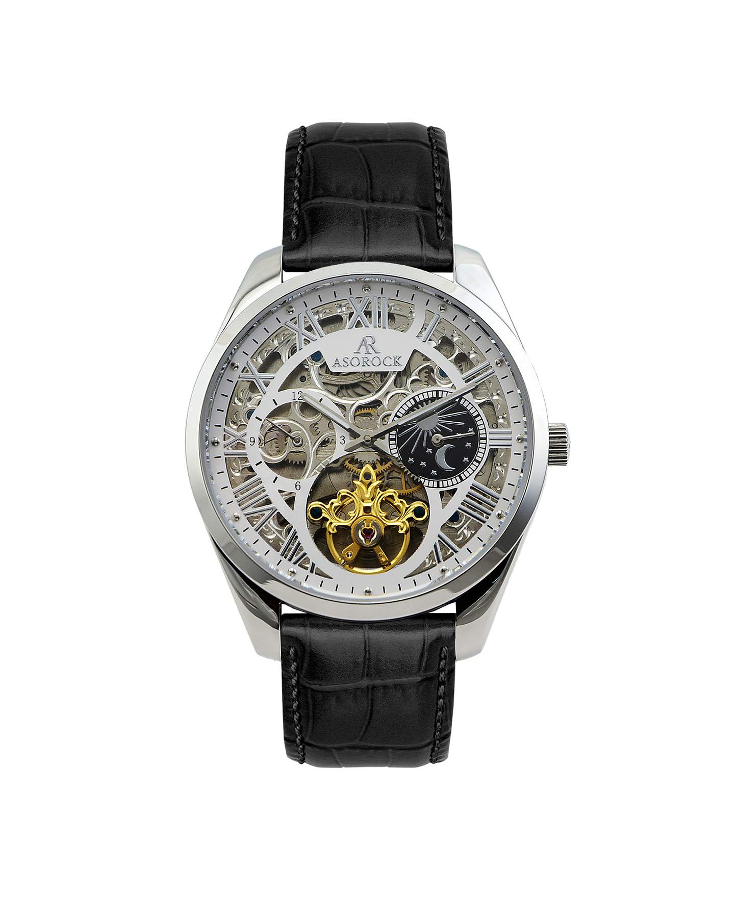 Villa black leather strap (select clasp)