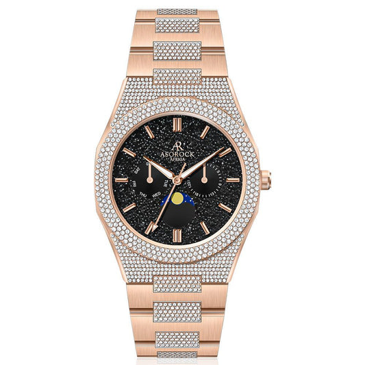 Iced transporter - Small diamond bezel - Half iced strap